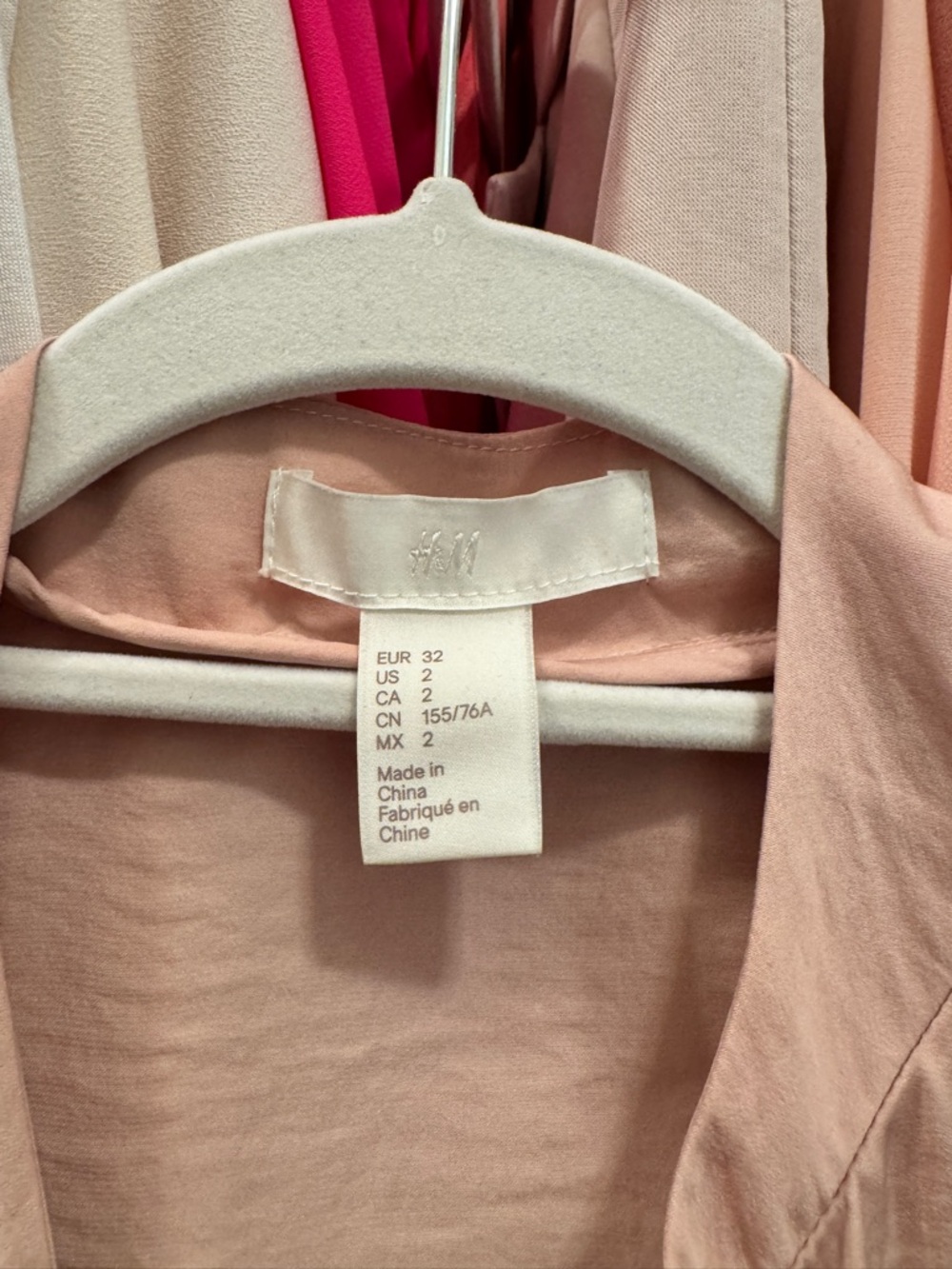 H&M Blush Pink Women's Bomber Jacket - Picture 3 of 5